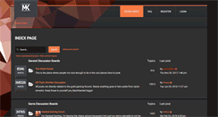 Desktop Screenshot of forum.mordkessel.com